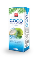 نارگیل پوست 200ml پاک تترا آب